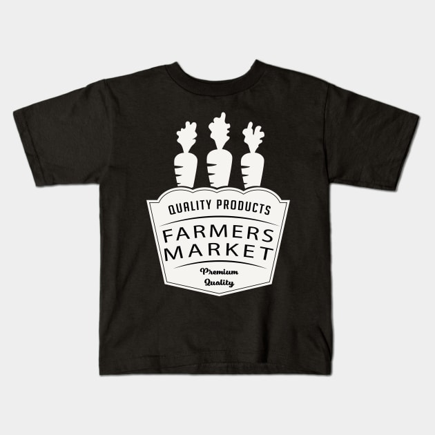 Farmer's Market Products Kids T-Shirt by SWON Design